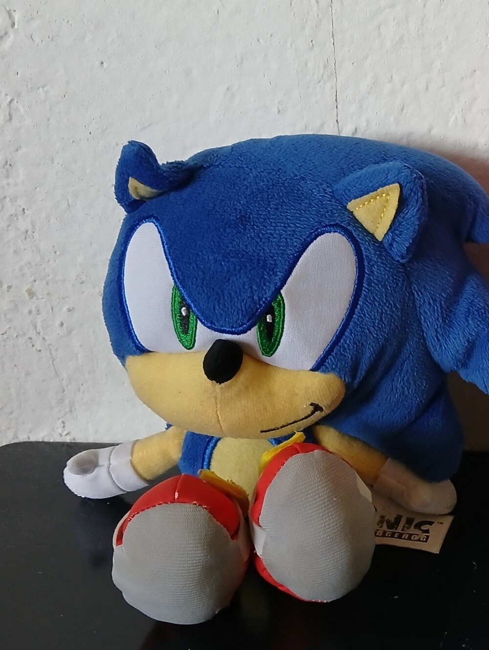 Blue Plush Video Game Character Collectible - Soft Sonic-style Plush